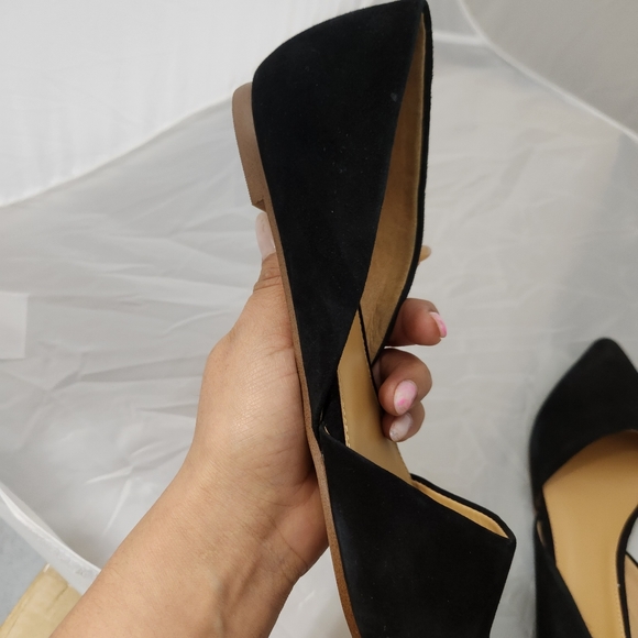 J Crew Factory Zoe suede d'Orsay flats F5310 - Picture 12 of 17